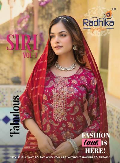 SIRI VOL 3 BY RADHIKA LIFESTYLE DESIGNER SALWAR SUIT WHOLESALER IN INDIA
